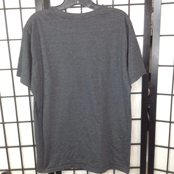 Bethesda Fallout Dark Gray Distressed Short Sleeve Point & WInk T-Shirt Large - Picture 9 of 10